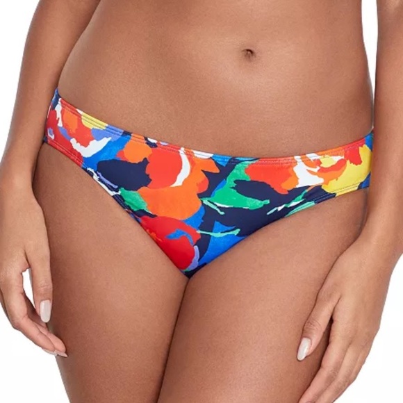 New Lauren Ralph Lauren Hipster Bikini Bottom Size 12 - Picture 1 of 7